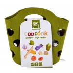 Healthy Vegetables Wooden Playset - Coocook - EurekaKids